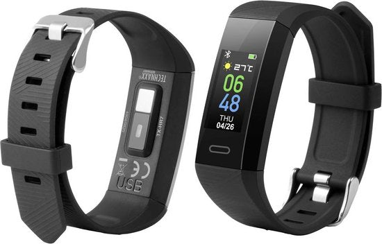 Technaxx TX-HR7 (4904) Tracker de fitness avec moniteur de fréquence cardiaque - Noir - 8329e119ece91d58cf3e143e272d27a68530f1ee_Enriched_product_image