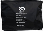 Infinity Goods Combinaison de pluie - Femmes et hommes - Taille XXL - Imperméable et respirant - Réfléchissant - Noir - 88ee75db3d9a2434bc3d01370c6580fa8e16de69_Enriched_product_image
