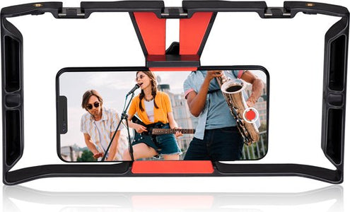 Grundig Smartphone Video Rig - Poignée - Noir/Rouge - 8b7276b9448c4d6f5ff6705aedd7d6aa35810d75_Enriched_product_image_f2913b42-4f41-4c79-b155-e7da16672cbe