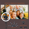 Ring Light Pro - Merkloss - avec Trépied / Support de téléphone - USB 26 cm/10 pouces - - 8e6ebd54e6bc94769e161c45be7bdd9372d7fa12_3_f227f963-4809-4b2a-8d4e-ad5d0ec68498