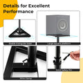 Coast - Paire de supports d'enceintes à hauteur réglable 97-157cm - 8f4f051b55ed0872882bd63f959858a41b9cc5a9_tl35699_6_hauteurs_r_glables_pour_r_pondre_diff_rents_besoins__2_27__6__1