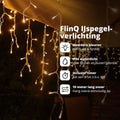 FlinQ Lumières de glaçons ambrés 144 ampoules LED - Lumières de Noël extérieures - Lumières de glaçons atmosphériques - Guirlande lumineuse pour Noël - 9185314b5600a59d6e6d41b2715ae2449f9e5df8_Enriched_product_image