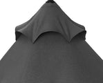 Kingsleeve Parasol 200 cm - Manivelle et inclinaison - Anthracite - 9715f472fa164e6c300b0d069e91326794dabbfd_Enriched_product_image