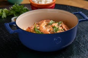 Cocotte en fonte - Saveur Selects - Ø25 cm - Sans PFAS - Induction - Bleu - 9e90dff637983dfdc790cd80b57027478e3ab919_Enriched_product_image