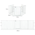 Coast 5-in-1 Metal Playpen Playpen Safety Barrier 58 x 74 cm wit - 9f3ef3f7-e1a6-4f97-ac10-5bfb2e3b78d7_01ddae1b-b7bb-422f-a3c3-a83b236c3a28