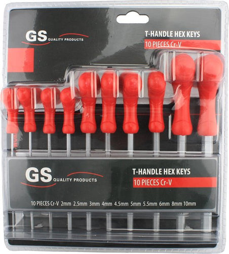 GS Jeu de clés Allen avec poignée en T 10 pièces - jeu de clés Allen / Clé Allen extra longue - a019cf70d21d7b991071ca5b46115c96c70233e5_Enriched_product_image_24df665f-3439-4a7a-a512-2cb07bbe1f66