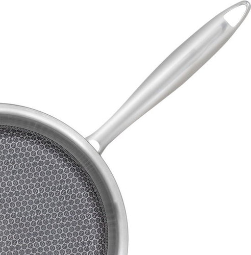 Poêle à frire - Resto - Ø26 cm - Acier inoxydable - Revêtement antiadhésif nid d'abeille - Compatible induction et four - a20a30fe82cf3c779792668b4eb8c8c1b0408746_Enriched_product_image
