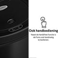 Poubelle avec capteur infrarouge - Homra FONIX - Noir - 40 litres - Couvercle automatique à fermeture souple - a5f9d031-f2bb-4b09-b34c-250e2576d496