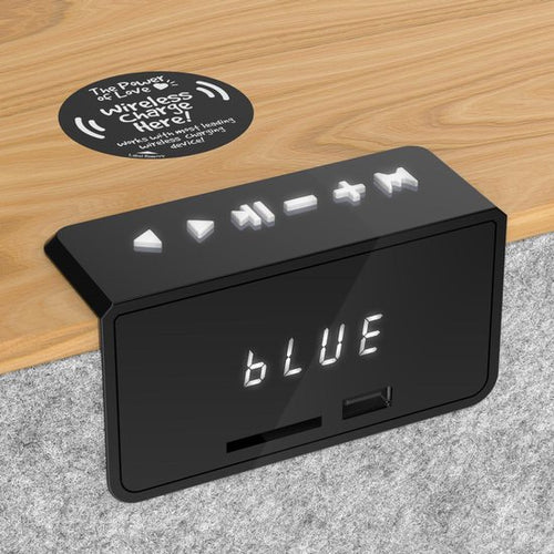 AVLOVE AVLS - Système Hifi Medium - Radio/Bluetooth/USB/Carte SD/Aux - Enceinte seule - Chargement sans fil - Bambou/Noir/Gris - ac9a83985f90be74099106eac18ef908b8826e56_Enriched_product_image