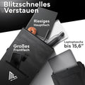 MIVELO Pannier - Sac à dos et bandoulière 3-en-1 - Imperméable et avec compartiment pour ordinateur portable - 20 litres - Noir réfléchissant - ac9ca8d771aeb403fd0a7bee4284935d5862c384_81omzg7iOcL._AC_SX679__1