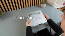 LURK® Laptop Stand Ergonomic - Laptop Raiser en aluminium - Travailler debout - Ajustable et pliable - Silver - b03db58a-8348-420d-8372-90bccdfc8102