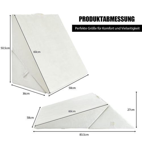 Coast Coussins de sommeil en mousse à mémoire de forme 58 x 50,5 x 36 cm blanc - b13cbcc5-1884-46bd-83c9-5f7176ef7a88_83849043-81ae-4ba6-a139-7c51402c152c