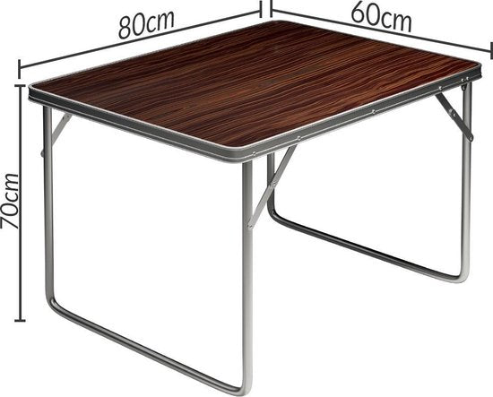 Casaria Table de camping en aluminium aspect bois 80x60x70cm pliable - b25d37b72e0c8f815d8a4d0e4d288e8a4567f1df_Enriched_product_image