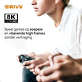 Drivv. Câble HDMI Premium 2.1 - Ultra HD 8K - 4K 120hz - Convient à Xbox Series X & PS5 - 2 mètres - Orange - b2707a8a4f64acd2e609e46b7413fcc8c157d7f9_Enriched_product_image