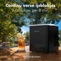 Machine à glaçons - KitchenBrothers - 1L - Fonction auto-nettoyante - 12kg/24 heures - Acier inoxydable - b8f3c04a6eceba5bf832bb337f56e6759045f72d_b8_a926480d-41c5-4d60-ba07-759d8ac8b861