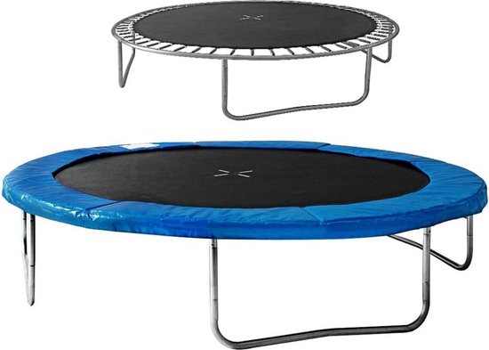 Monzana Trampoline Protective Edge - Diameter PVC UV Resistant 366cm Blue Garden - baa7fdf22fa1c049945fb85cfc4930c56c02a9ad_Enriched_product_image