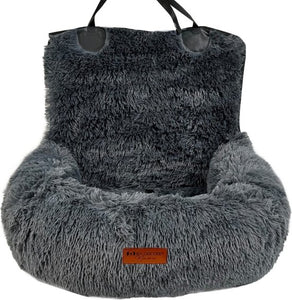 By Cee Cee Car Seat Dog Deluxe - Dog Basket Car With Safety Strap - Car Basket Dog - Dog Seat - Car Seat - Dark Grey - Passenger Seat - be5b924983be36836456d5b389b51893ed81058a_Enriched_product_image