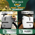 MIVELO Pannier - Imperméable & Incl. Compartiment pour ordinateur portable & Bandoulière - 20 litres - Réfléchissant - bedc04730a8956a577653d9025861e17e45a1556_81FC9SmK0bL._AC_SX679__1