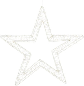Luca Lighting Pendentif étoile avec éclairage LED blanc chaud - Ø56 cm - Métal - Blanc - c2860f5d8f6cbd8044a3fdf551f6c4b718b891ed_Enriched_product_image