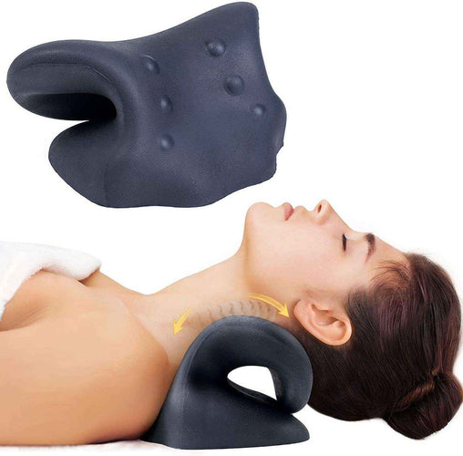 Masseur - Lifeproducts - Étirement pour le cou - Coussin de massage - Massage cervical - Noir - c87b0b40-23fc-433a-b6e8-ca3fd0c19945