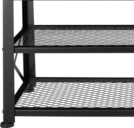 tectake - Shoe rack Blackpool - meuble à chaussures - lumière industrielle - 101 x 30,5 x 45,5 cm - 404290 - c901b298-dfd1-46b9-a05d-4cdb78f1260e_ff5853b3-7eb4-4bca-b633-dbb9e49d33b0