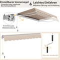 Store Coast avec manivelle - 4 x 2,5 m - Beige - c9107b590defd65de8b6fdadd76808109be1d8b2_8174f330jpg_1_affd18bf-8c8f-4a0f-ab68-7fb1700457ce