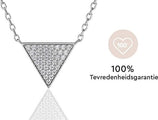 Yolora Collier pour femmes avec pendentif et cristaux Kalpa Camaka - couleur argent - plaqué or blanc 18K - boîte cadeau - cadeau de fête des mères - cc8d0292-6eb8-48f1-be4f-b7a2d4c0117c