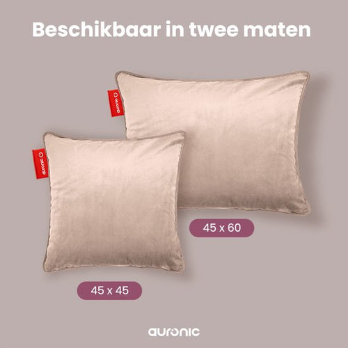 Auronic Heat Pillow - Velours - 45x45 - rechargeable sans fil - oreiller électrique - infrarouge - rose - cce5e37352f1437740996ccb40ac04813565fbb1_Enriched_product_image_53b56247-ec96-4d32-9350-effdc044203c