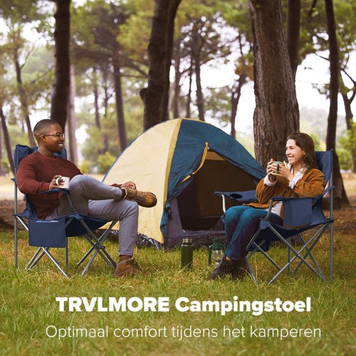 Chaise de camping - TRVLMORE - XL - Chaise pliante confortable - 150 kg max - Porte-boisson - Bleu - d0c63b086a0fd34024384cb470a7ef97fb70e5e8_Enriched_product_image