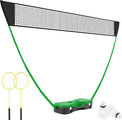 COSTWAY Support de filet de badminton, jeu de navette portable avec raquettes, 2 navettes, filet et boîte de rangement, set complet de badminton pour badminton/tennis et volley-ball pour l'intérieur et l'extérieur - d8ea90aed5597b20c45731ee45cde50abec99f8c_Enriched_product_image_1df92241-4e39-4326-ab5f-2c65eb232316