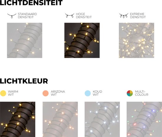 Stella LED, guirlande lumineuse, 8 m, 120 LED, blanc chaud, câble vert, pour l'intérieur et l'extérieur, 24 V - e1ccf16cff5c890e04758bd78a634932351a627b_Enriched_product_image