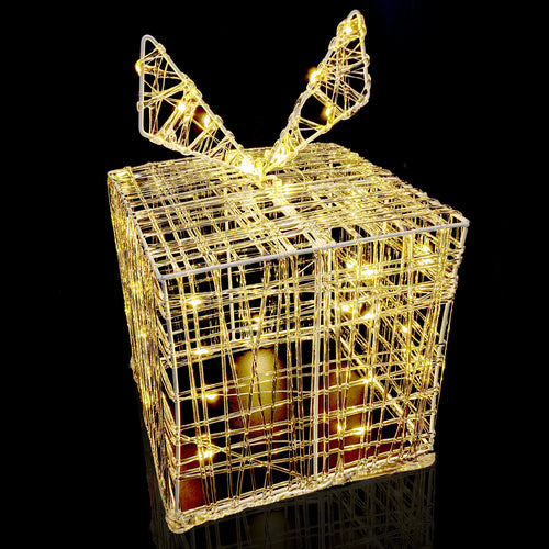 Nampook SET de 3 boîtes cadeaux lumineuses - 40 LED - 20 cm de haut - e68bb53e-a496-43ae-87e4-a06de8df404c