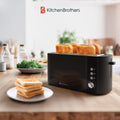 KitchenBrothers Toaster - Grille-pain - 6 niveaux de chaleur - 2 fentes extra-longues - 1520W - Noir - e86e3a057633d58e267e1488c5b34b9a973e54c0_Enriched_product_image