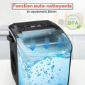 Machine à glaçons KitchenBrothers - 7-10min - portable avec poignée - pelle à glaçons incluse - Noir - ee4d1b59ab8abe57b6e48577f81bc12cf7bb9c6b_2_40b60b6c-708c-4724-950b-3549174f99f3