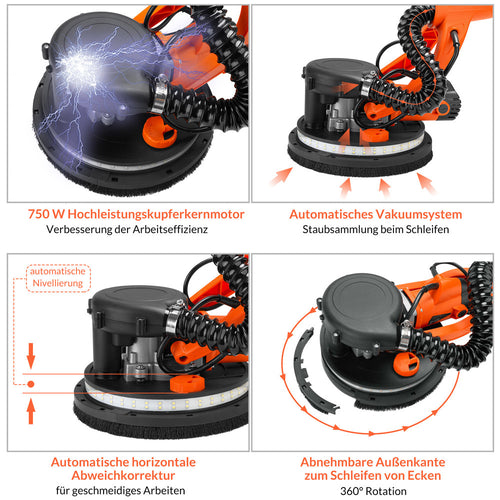 Monzana Schuurmachine – 12xØ 225mm Schuurpapier – Zuigzak 80 LED´s - f06c99d1-0bf4-46cb-9692-6d39e3b3b0f1