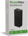 iSetchi BoostMax - Powerbank universel - 30000 mAh - Batterie externe - Pack d'urgence - USB-C & Micro USB - Chargeur portable - Charge rapide 22,5W - Noir - f2b21d126f96128c09c8fee7663a98dc2744152a_Enriched_product_image
