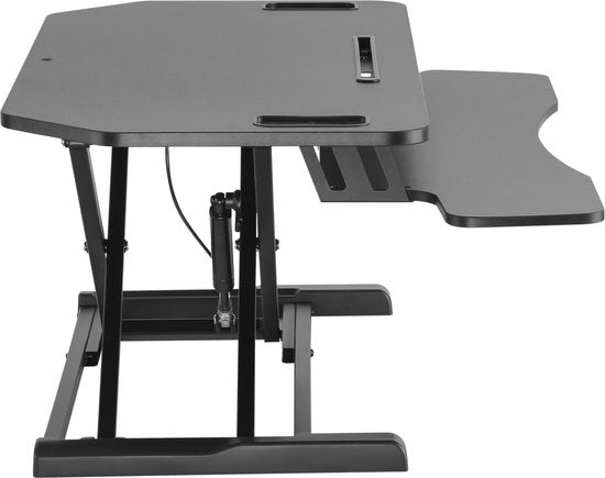 Bureau élévateur poste de travail assis-debout - bureau ergonomique réglable en hauteur - largeur 95 cm - f591c5512777ec5efae875e18a353837c55973c3_Enriched_product_image