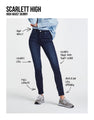 Lee Scarlett Skinny Jeans - Dark Aberdeen - Taille 33/30 - f7b05740111979104d0e4131e62a449879e6919d_L526QDTN_8_2