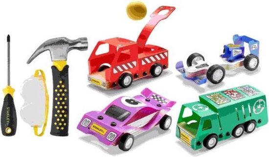Stanley Jr. Ensemble de construction de voitures 4 pièces avec outils - 5 ans - f9e086e383fe0a6dc0058e25332965ac50cb73bb_Enriched_product_image_3ae6ac6d-70d5-48ae-8676-58e227ee11ef