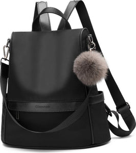 Sac à dos antivol - Dames - Imperméable - Dos, épaule, sac à main en un - Noir - fdd5079084efedcd14ab026035e5248f334f1ab0_Enriched_product_image