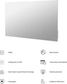 Hombli Smart Panneau chauffant infrarouge à miroir Radiateur - 600 Watts - Smart App - Thermostat intégré - 18m² - Montage mural - Blanc - fdfc6de9a716ce36ea5b6cc1c8c51d1db6df2e7d_Enriched_product_image