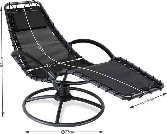 Chaise longue Casaria Eve - pivotant sur 360° avec coussin - Anthracite - fe6f34ba7afd7fb3165ddc2063a6ed11d1275233_Enriched_product_image_9e2d7271-fcc5-4b9d-b808-825f24679cac