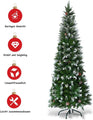 Costway Arbre de Noël Artificiel INCLUANT LES CONES DE PIN - Avec Support Métallique - 180 cm - ff82f83a220c5f1b7168ef21909eba0bad30796c_Enriched_product_image_6c0f03ae-f681-4c94-be51-5702ec7f2d91