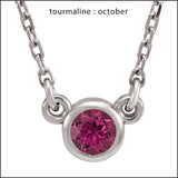 tourmaline birthstone pendant