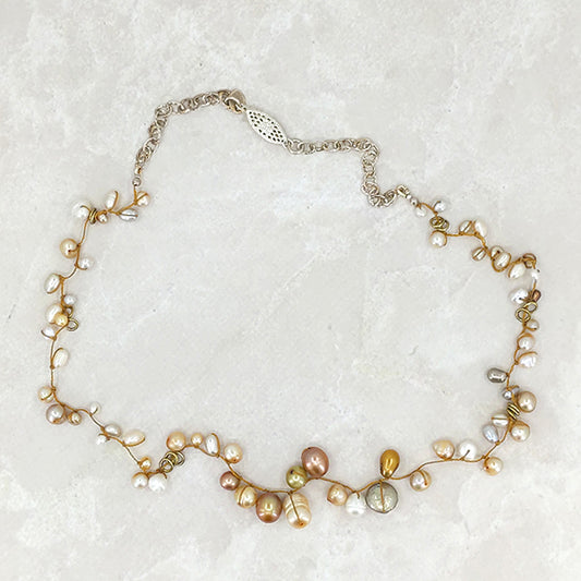 Truly Yours Pearl Necklace with 14K Gold Clasp