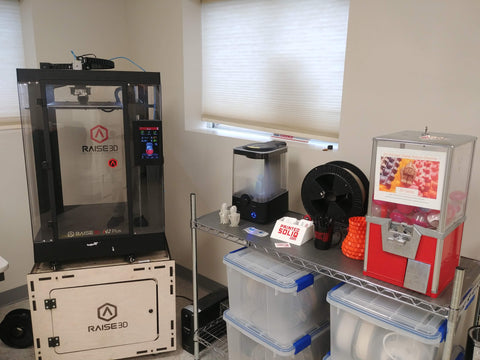 Raise3D and Polymaker Polysher at Printed Solid