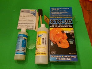 Contents of XTC-3D box