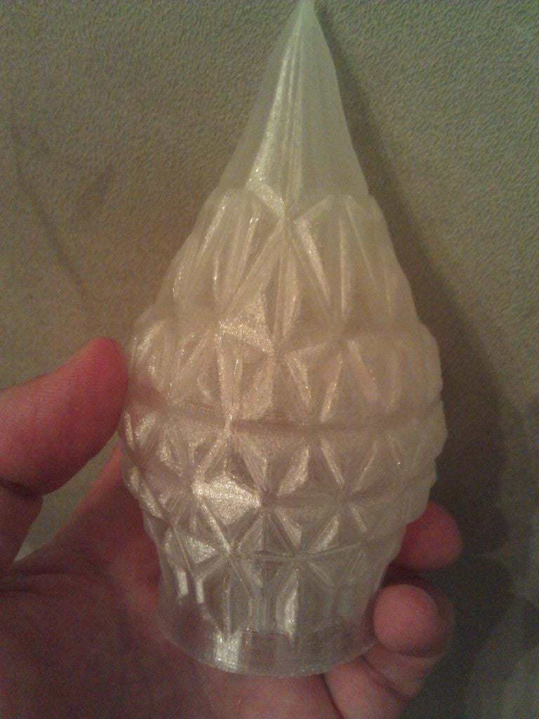 Crystal Do Dad.  3 Shells.  200 micron.  As-printed.