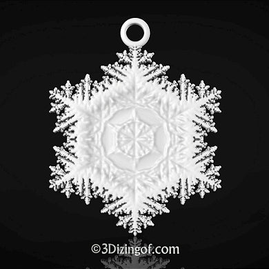 Fractal Snowflake by Dizingof available for download from Ponoko