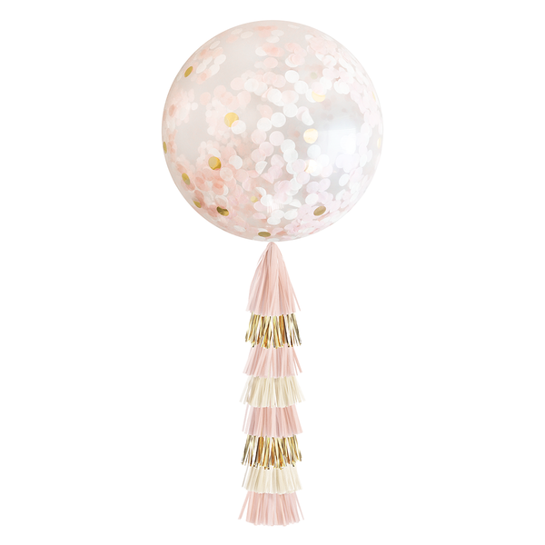 1ct, 24in, Confetti Balloon with Tassel Tail | Balloons | Balloon